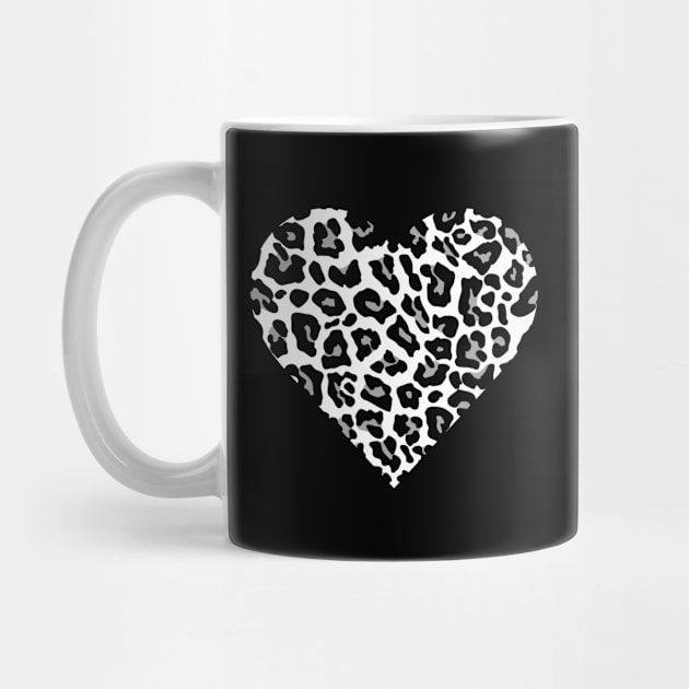 cheetah valentine Gift/ matching valentines/ Valentines Day Leopard Print Heart by UranusArts